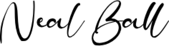 Neal Ball Font Preview
