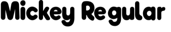 Mickey Font Preview