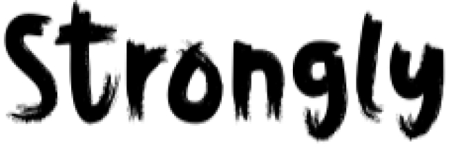 Strongly Font Preview