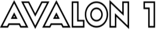 Avalon Font Preview