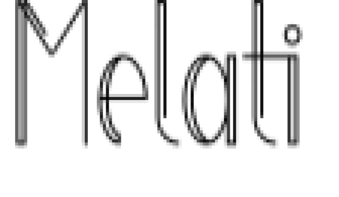 Melati Font Preview