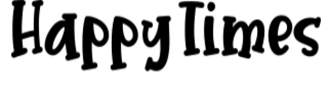 Happy Times Font Preview