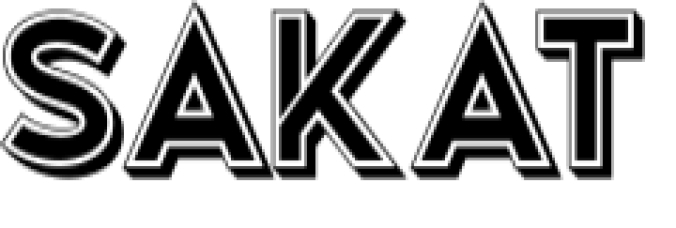 Sakat Font Preview