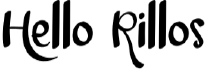 Hello Rillos Font Preview