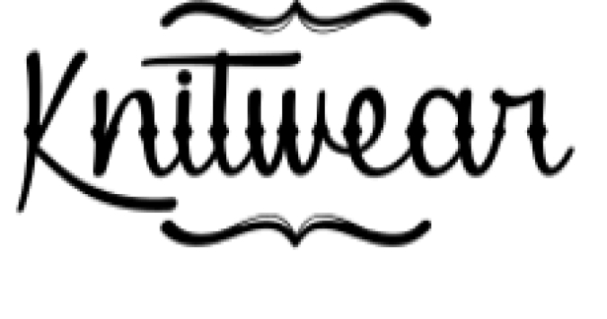 Knitwear Font Preview
