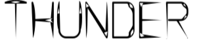 Thunder Font Preview