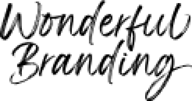 Wonderful Branding Font Preview