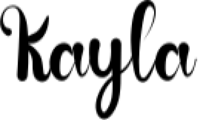 Kayla Font Preview