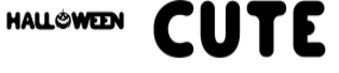Halloween Cute Font Preview