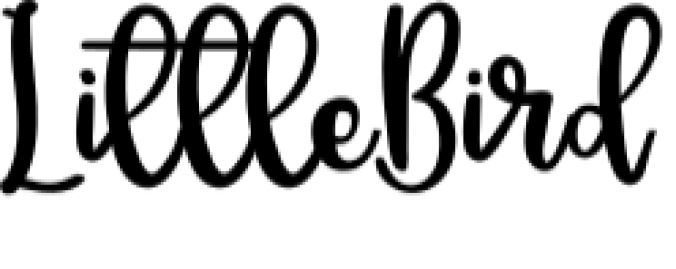 Little Bird Font Preview