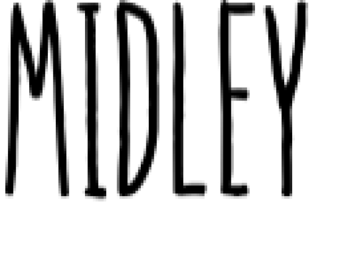 Midley Font Preview