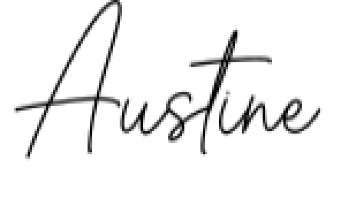 Austine Font Preview