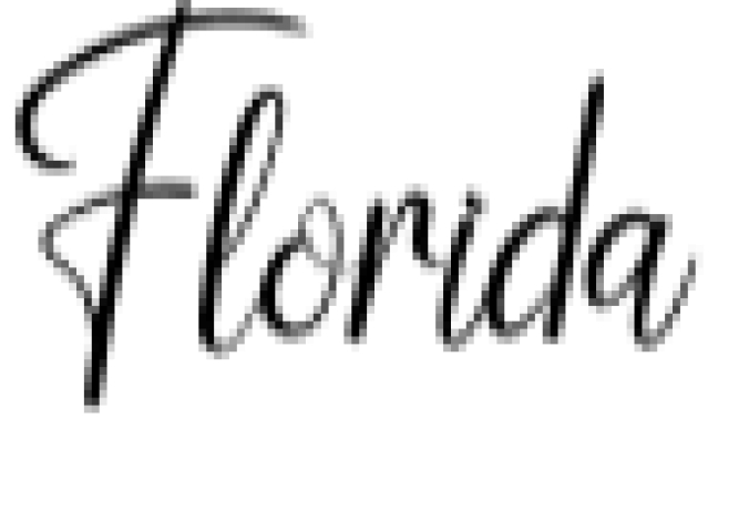 Florida Font Preview
