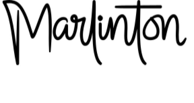Marlinton Font Preview