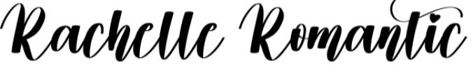 Rachelle Romantic Font Preview