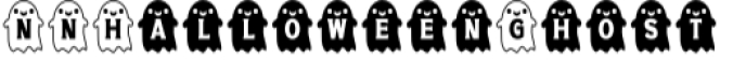 Halloween Ghost Font Preview