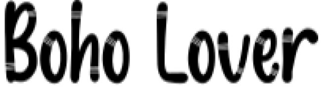 Boho Lover Font Preview