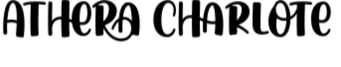 Athera Charlote Font Preview
