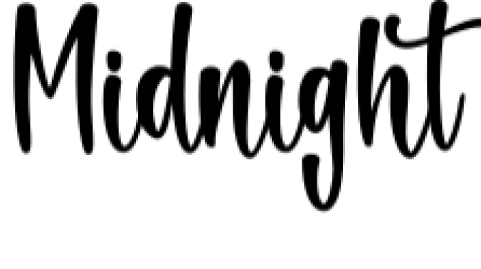 Midnight Font Preview