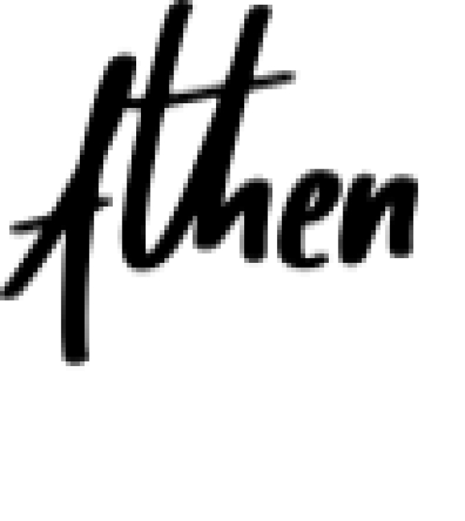 Athen Font Preview