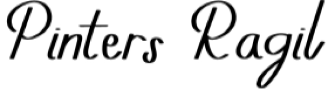 Pinters Ragil Font Preview