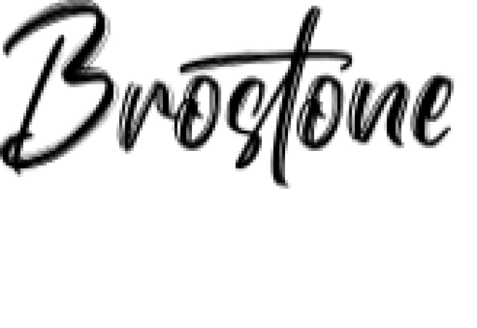 Brostone Font Preview