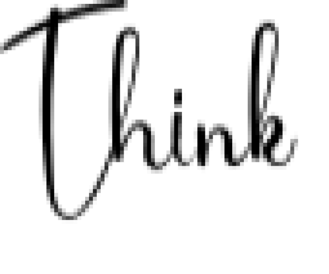 Think Font Preview
