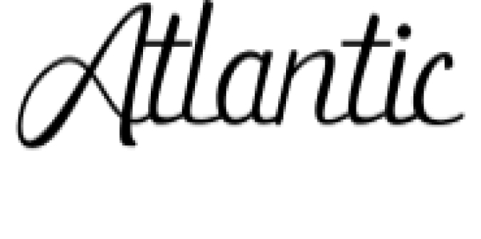 Atlantic Font Preview