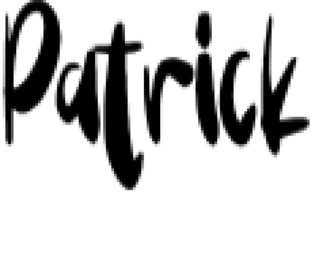 Patrick Font Preview
