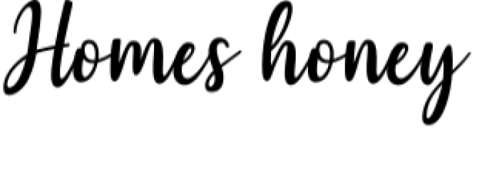 Homes Honey Font Preview