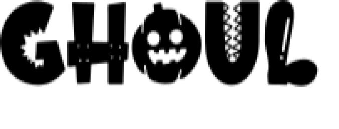 Ghoul Font Preview