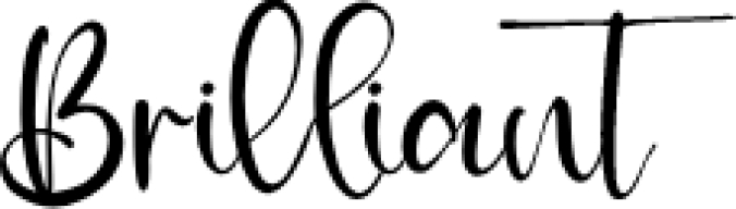 Brillia Font Preview