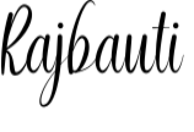 Rajbauti Font Preview