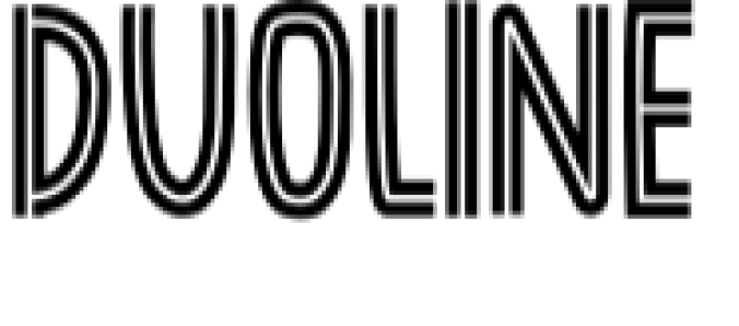 Duoline Font Preview