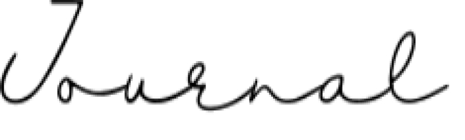 Journal Font Preview