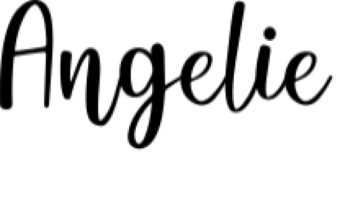 Angelie Font Preview