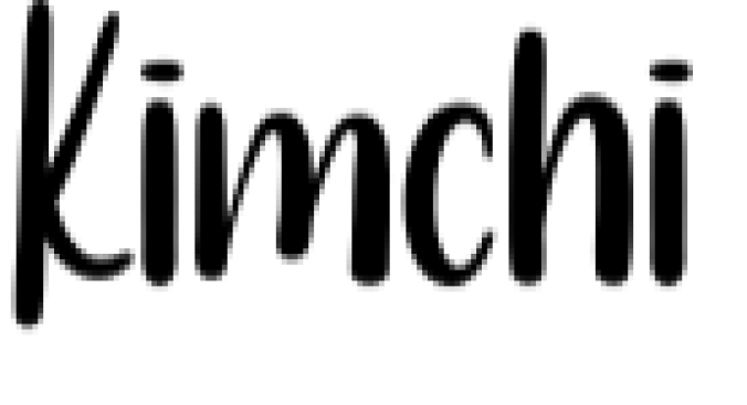 Kimchi Font Preview