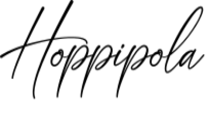 Hoppipola Font Preview