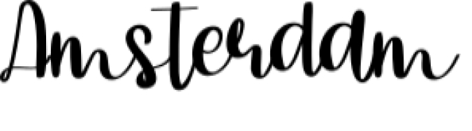 Amsterdam Font Preview