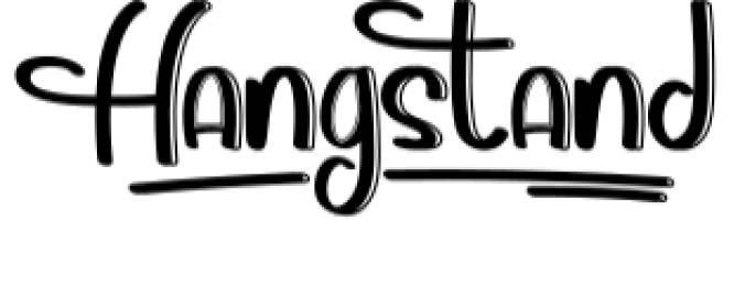 Hangstand Font Preview