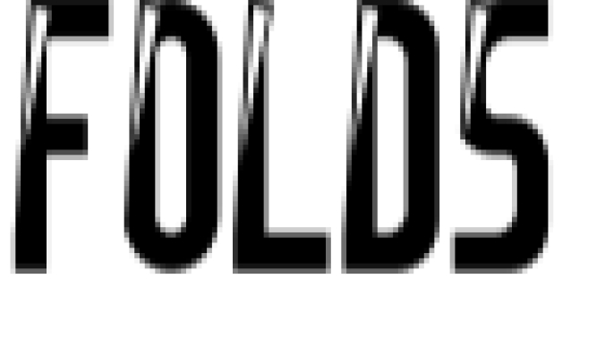 Folds Font Preview