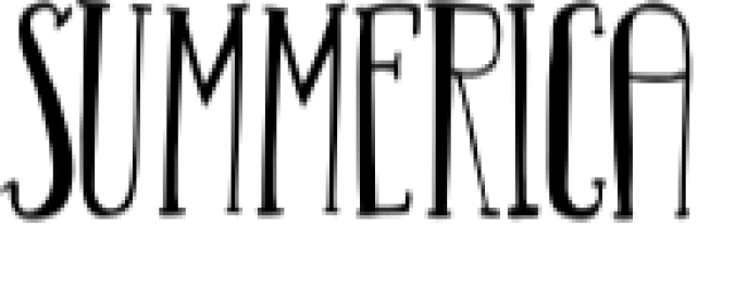 Summerica Font Preview