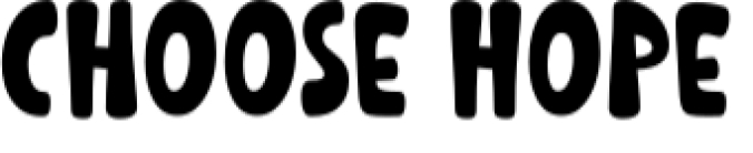 Choose Hope Font Preview