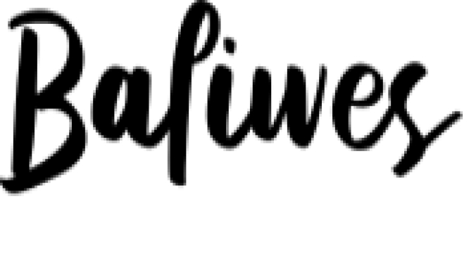Baliwes Script Font Preview