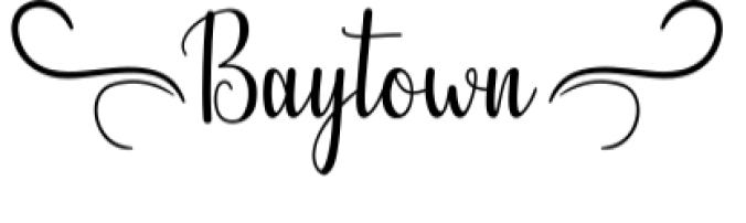 Baytown Font Preview