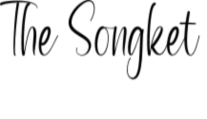 The Songket Font Preview