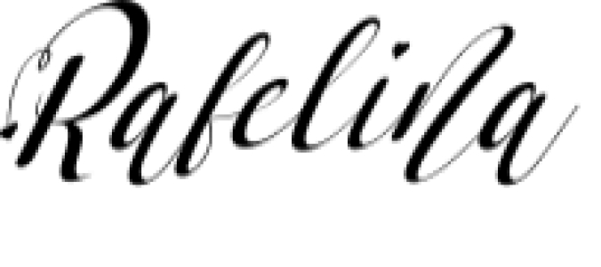Rafelina Font Preview