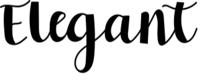 Elegant Font Preview