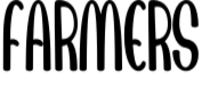 Farmers Font Preview