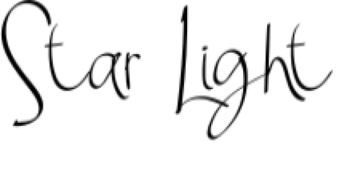 Star Light Font Preview